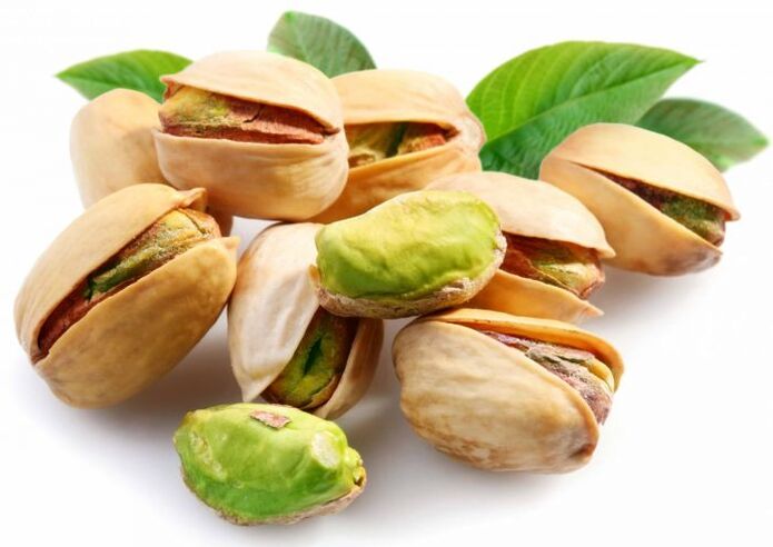 pistachos para potenciar
